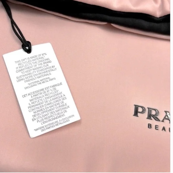 Prada Black and Pink Drawstring Backpacks - Picture 7 of 9